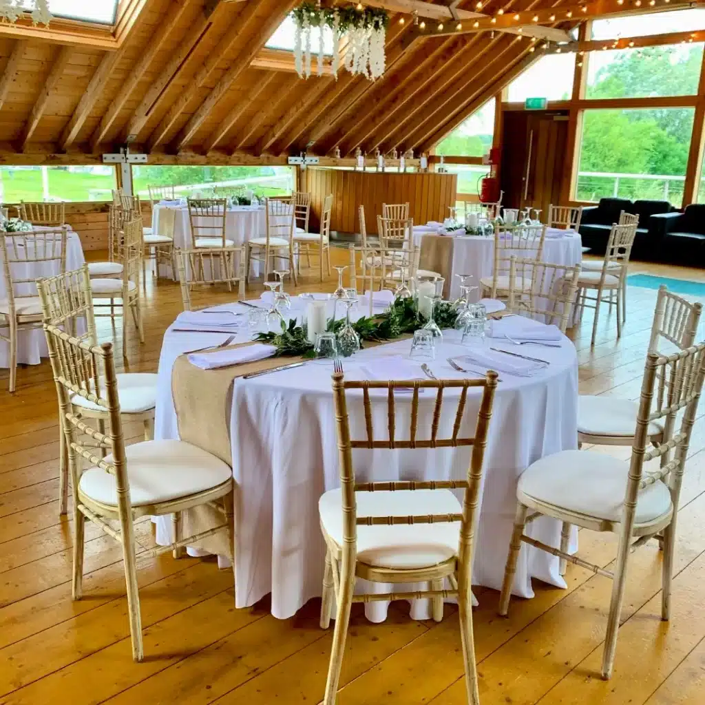 Field of Dreams venue Wedding BBQ Catering Table