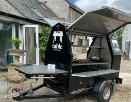 BBQ Trailer Catering Belfast Northern Ireland Table