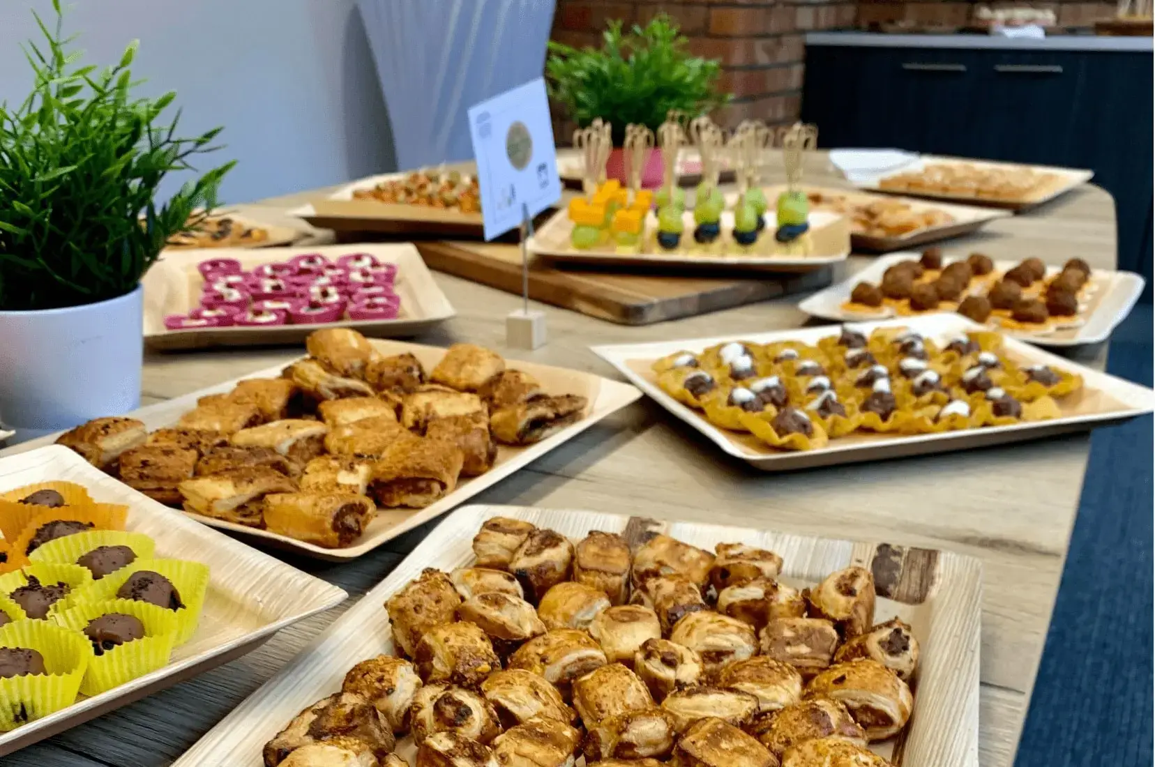 Canapé Drinks Reception Corporate Caterer Belfast Northern Ireland Table