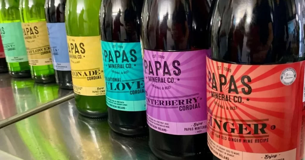 Papas Mineral Co Cordials