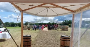 Rustic Marquee Wedding: Michael and Rachel’s Love Story in the Country