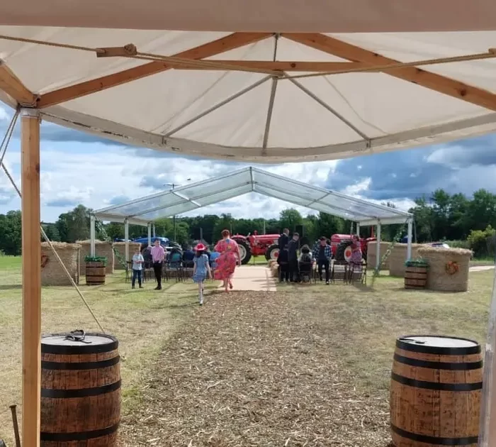 Rustic Marquee Wedding: Michael and Rachel’s Country Love Story